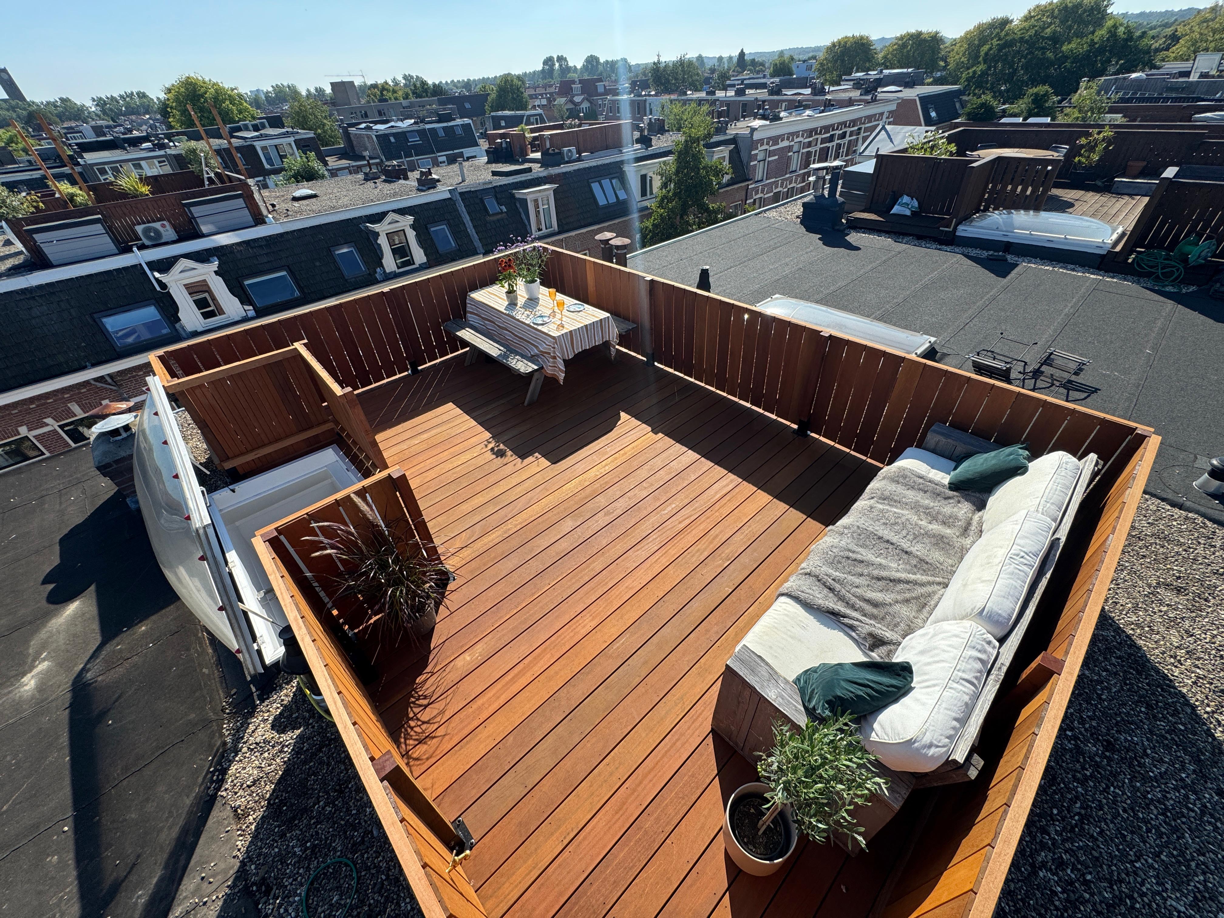 Luxe dakterras Haarlem